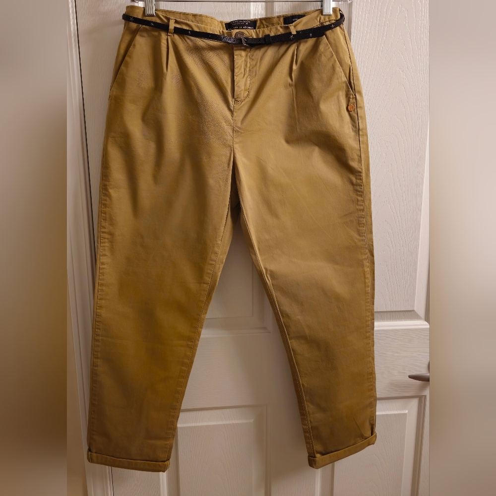 Scotch & Soda Women's Tan Chinos